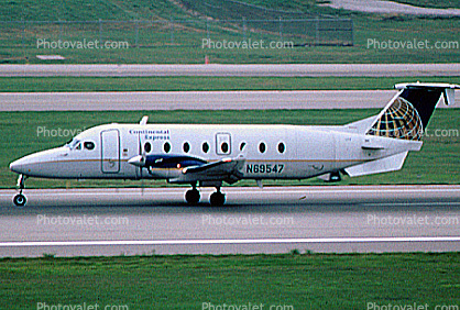 N69547, Continental Express Airlines COA, Beech 1900D, PT6A-67D, PT6A