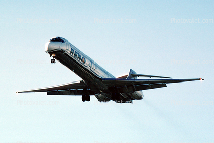 N901RA, Reno Air ROA, Douglas DC-9, Orange County Flyer