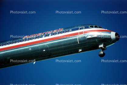 N233AA, American Airlines AAL, Super-80, McDonnell Douglas MD-82, JT8D-217C, JT8D