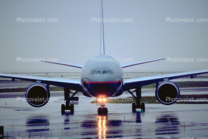 N785UA, United Airlines UAL, Boeing 777-222ER, (SFO), PW4090, PW4000