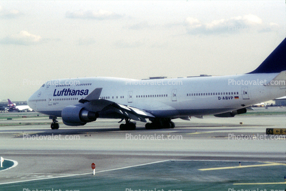 D-ABVP, Boeing 747-430, 747-400, LAX, Lufthansa, CF6, CF6-80C2B1F