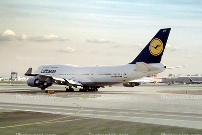 D-ABVP, Boeing 747-430, 747-400, LAX, Lufthansa, CF6-80C2B1F, CF6