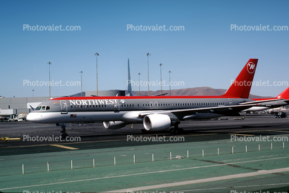 N535US, Boeing 757-251, PW2037, PW2000, Northwest Airlines NWA