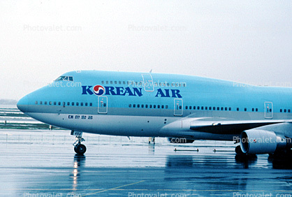 HL7484, Boeing 747-4B5BC, Korean Air KAL, 747-400 series, (SFO)