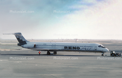 N871RA, Reno Air ROA, McDonnell Douglas MD-83, JT8D, JT8D-219