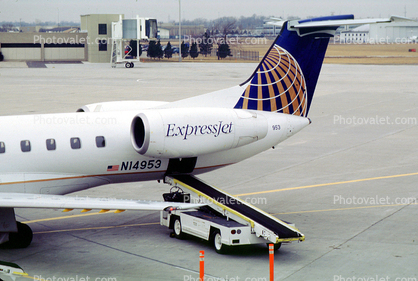 N14953, Embraer EMB-145LR, (ERJ-145LR), Continental Express COA, EMB-145