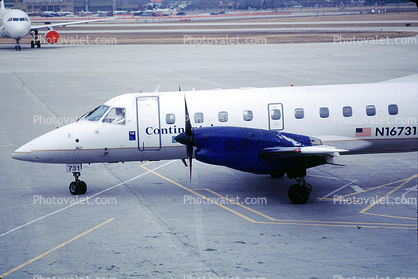 N16731, Continental Express, Embraer EMB-120RT Brasilia