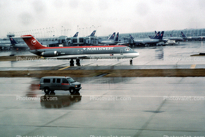 N959N, Douglas DC-9-31, Control Tower, Northwest Airlines NWA, JT8D-7B s3, JT8D