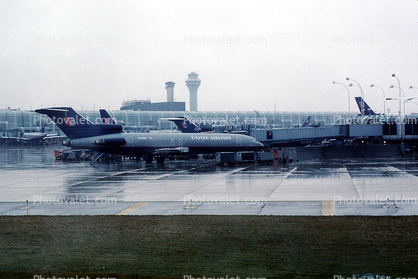N7443U, Boeing 727-222, United Airlines UAL, JT8D-15 s3, JT8D, 727-200 series