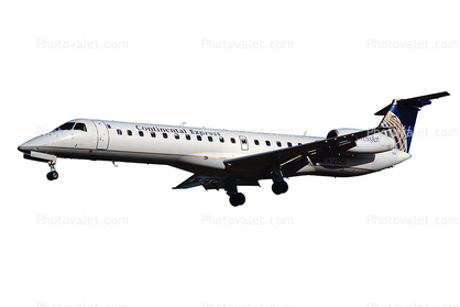 N14930, Embraer EMB-145EP, Continental Express, photo-object, object, cut-out, cutout, EMB-145