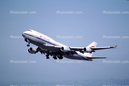 Air China, B-2443, Boeing 747-4J6, (SFO), 747-400 series, PW4056, PW4000
