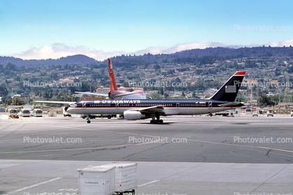 Boeing 757, US Airways AWE, San Francisco International Airport (SFO), N626AU
