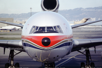 B-2174, McDonnell Douglas, MD-11, (SFO), CF6-80C2D1F, head-on, CF6