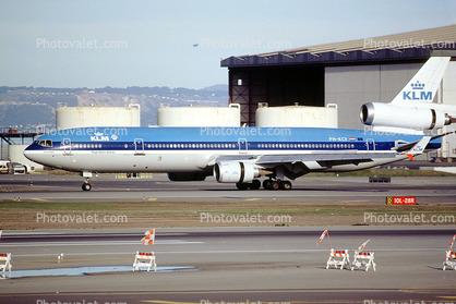 PH-KCF, McDonnell Douglas MD-11P, (SFO), KLM Airlines, CF6, Annie Romein