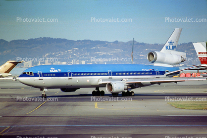 PH-KCF, McDonnell Douglas MD-11P, San Francisco International Airport (SFO), KLM Airlines, CF6-80C2D1F, CF6, Annie Romein
