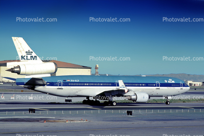 PH-KCF, McDonnell Douglas MD-11P, San Francisco International Airport (SFO), KLM Airlines, CF6-80C2D1F, CF6