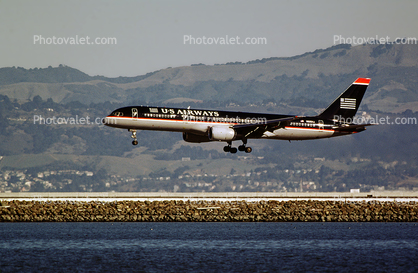 N625VJ, Boeing 757, US Airways AWE, San Francisco International Airport (SFO)