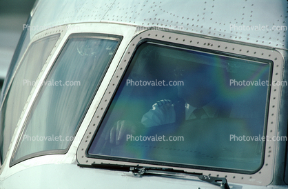 N755AS, windshield, Boeing 737-4Q8, Alaska Airlines ASA, 737-400 series, CFM56-3C1, CFM56