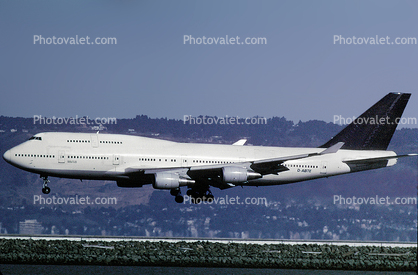 D-ABTE, Boeing 747-430, 747-400 series, (SFO), Lufthansa, Sachsen-Anhalt
