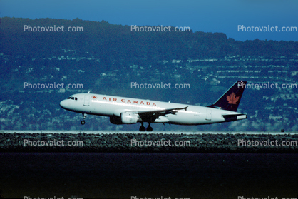 C-FGYL, San Francisco International Airport (SFO), Airbus A320-211, Air Canada ACA, CFM56-5A1, CFM56