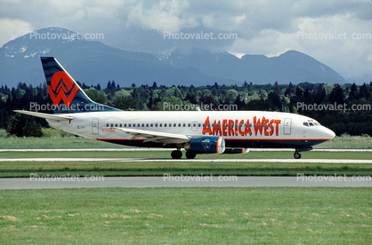 N326AW, Boeing 737-301, America West Airlines AWE, 737-300 series, CFM56-3B2, CFM56