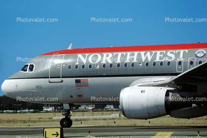 N353NW, Airbus A320-212, Northwest Airlines NWA, CFM56-5A3, CFM56