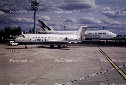 F-GDUV, Fokker F28-2000 Fellowship, Air Liberte, Air France AFR, F28