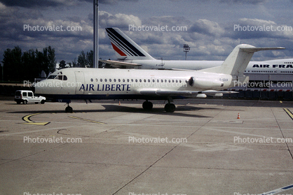 F-GDUV, Fokker F28-2000 Fellowship, Air Liberte, Air France AFR, F28