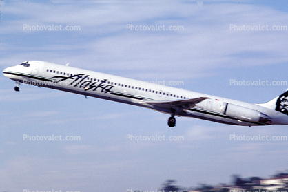 N950AS, Alaska Airlines ASA, JT8D, JT8D-219, McDonnell Douglas MD-83
