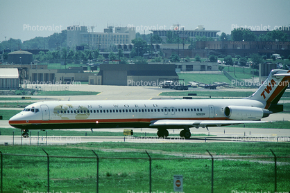 JT8D, N9618A, TWA, McDonnell Douglas MD-83, JT8D-219