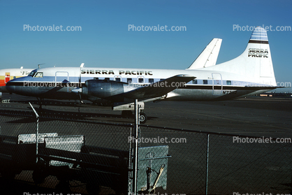 N73112, Convair CV-580, Sierra Pacific Airlines, July 1979, 1970s