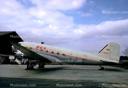 G-AMSH, BKS Air Transport, Douglas DC-3 Twin Engine Prop