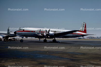 N8212H, AREA, Pichincha, Douglas DC-7C