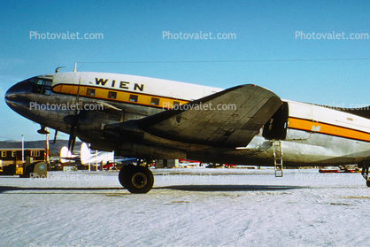 N1548V, Curtiss C-46A-55-CK Commando, R-2800, Wien Alaska Airlines