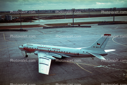 OK-NDD, Tupolev Tu-104A, Plzen