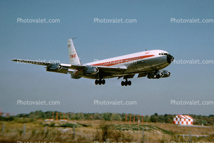 Trans World Airlines TWA, Boeing 707, milestone of flight
