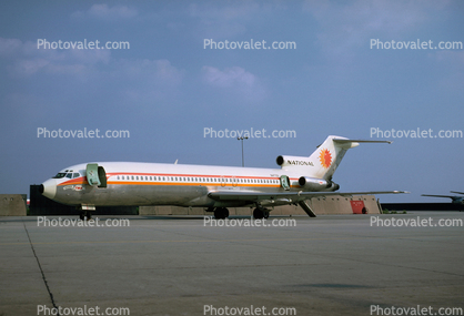 N4733, Boeing 727-235, National Airlines NAL, Airstair, 727-200 series