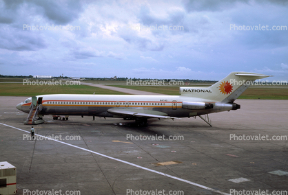 N4740, Boeing 727-235, National Airlines NAL, JT8D-7B, 727-200 series