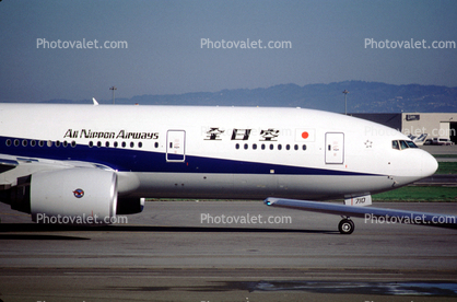 JA710A, Boeing 777-281 (ER), PW4090, PW4000, (SFO), All Nippon Airways
