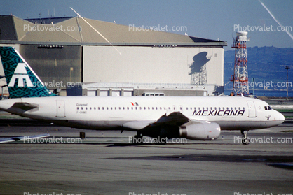 F-OHMJ, Mexicana Airlines, (SFO), Airbus A320-231, V2500-A1, V2500