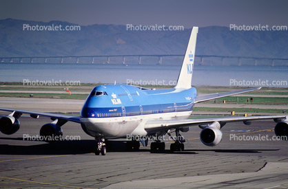 PH-BUP, Boeing 747-206B, CF6-50E2, CF6, (SFO), KLM Airlines