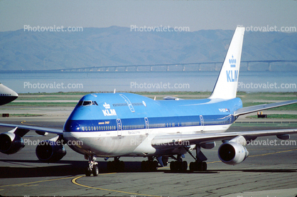 PH-BUP, Boeing 747, CF6-50E2, CF6, (SFO), KLM Airlines