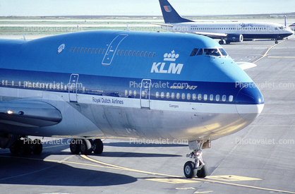 PH-BUP, Boeing 747-206B, CF6-50E2, CF6, (SFO), KLM Airlines, 747-200 series