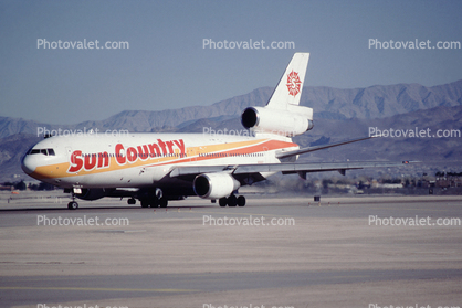 N154SY, Douglas DC-10-15, Sun Country Airlines, CF6-50C2F, CF6