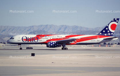 N905AW, Boeing 757-2S7, "City of Columbus" Ohio, America West Airlines AWE, RB211-535 E4, RB211