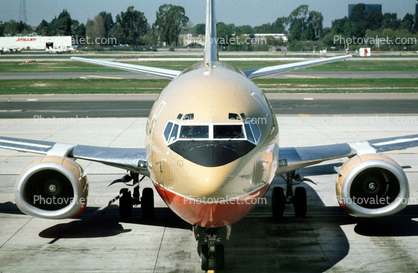 Boeing 737, Southwest Airlines SWA, head-on