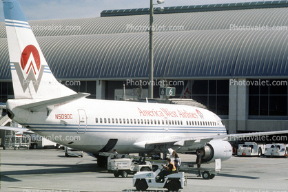 N509DC, Boeing 737-33A, 737-300 series, America West Airlines AWE, CFM56-3B2, CFM56