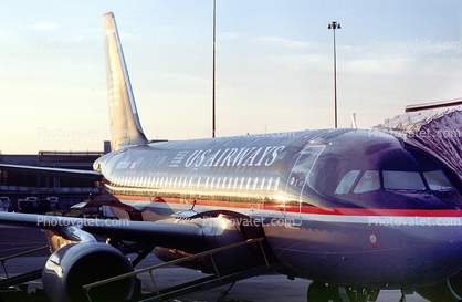 N702UW, US Airways, Airbus A319-112, A319 series, CFM56