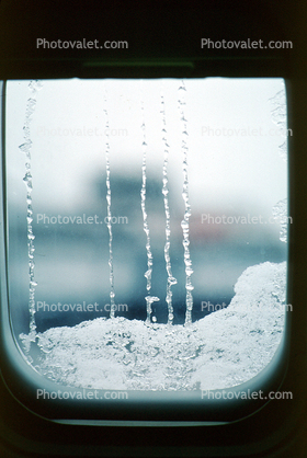 Window, Ice, Snow, Cold