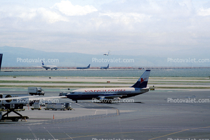 N120NJ, Boeing 737-2T5, Vanguard Airlines, San Francisco International Airport (SFO), 737-200 series
